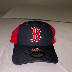 Black and Red Boston Red Sox Hat